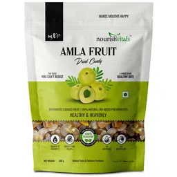 NourishVitals Healthy Munching Combo, Amla Fruit Dried Candy + Amla Mingle Chatpata Candy 2 Piece(s)/Pack image 3