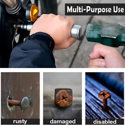 digital craft 5Pcs Impact Driver Set – Chrome Vanadium Steel Hand Tool Kit Impact Screwdriver Set image 5