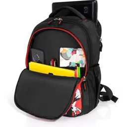 zerus Medium 30 L Laptop Backpack Warrior Samurai Print Bag for Boys Girls School College Travel Use image 3