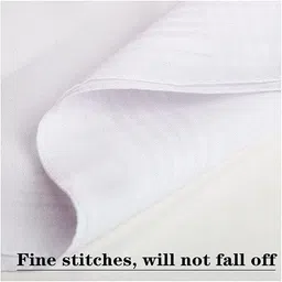 Kolva Cotton Premium Collection Handkerchiefs Hanky for Men G1 ["White"] Handkerchief image 4