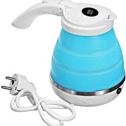 prh basics Portable & Collapsible Silicon Electric Kettle 600ML For Home, Travel & Office | Electric Kettle image 4
