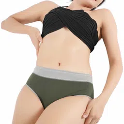 jasora Pack of 4 Women Hipster Green Panty image 5