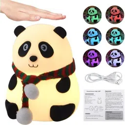 celeoris Silicone Panda LED Night Lamp – 7 Color Changeable Night Lamp image 2