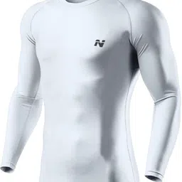 ninq Self Design Men White Tights image 2