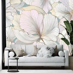 Wallpics Pink & White Printed Self-Adhesive Wall Sticker-image-62