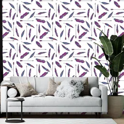 Wallpics White & Pink Printed Self-Adhesive Wall Sticker-image-44