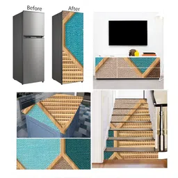 Wallpics Pink & Turquoise Blue Geometric Printed Self-Adhesive Wallpaper image 4