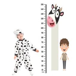 WENS Multicoloured Cute Cartoon Height Measurement Removable Wall Sticker-image-21