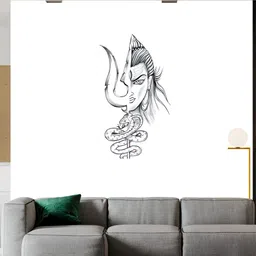 Wallpics Black Printed Waterproof Self-Adhesive Wall Sticker-picture-41