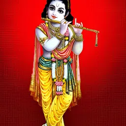 Wallpics Red & Yellow Religious Printed Self Adhesive Wall Paper-image-34