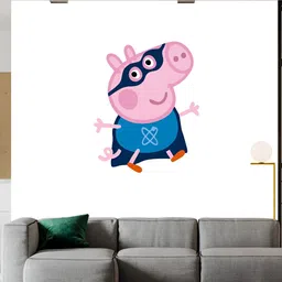 Wallpics Pink & Blue Printed Waterproof Wall Sticker-image-12