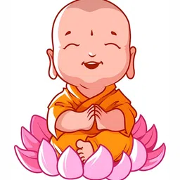 Wallpics Orange-Coloured & Pink Religious Printed Water-Proof Wall Sticker-image-82