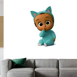 Wallpics White & Sea Green Printed Waterproof Wall Sticker-picture-25