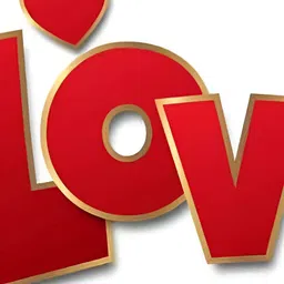 Wallpics Red Love Printed Waterproof Wall Sticker-picture-19
