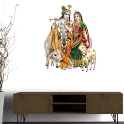 Wallpics Grey & Brown Printed Waterproof Self-Adhesive Wall Sticker-image-51