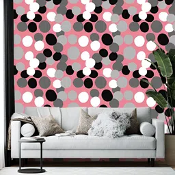 Wallpics Pink Printed Self-Adhesive Wallpaper-image-48