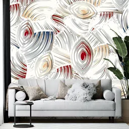 Wallpics White Abstract Printed Self-Adhesive Wallpaper-picture-13