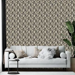 Wallpics Grey & Black Abstract Printed Self-Adhesive Wallpaper-picture-26