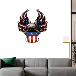 Wallpics Blue & Red Printed Waterproof Self-Adhesive Wall Sticker-picture-27