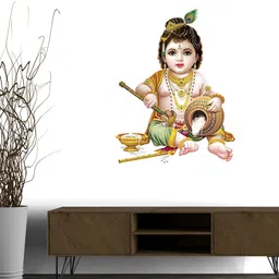Wallpics Off White & Brown Printed Self-Adhesive Waterproof Wallpaper-picture-19