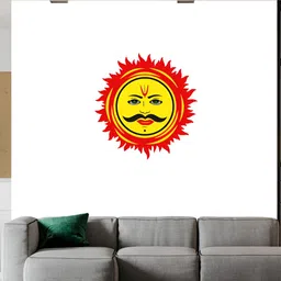 Wallpics White & Red Printed Wall Sticker-image-70