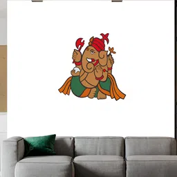 Wallpics White & Brown Religious Printed Waterproof Wall Sticker-image-88