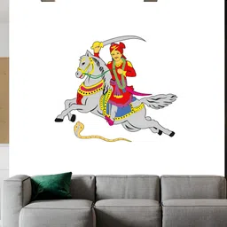 Wallpics Grey & Red Printed Waterproof aper Wall Sticker-image-79