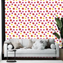 Wallpics White Printed Self-Adhesive Wallpaper-image-58