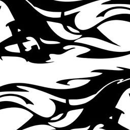 Wallpics White & Black Horse Printed Waterproof Wall Poster-picture-26