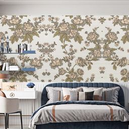 Dakshya Industries Floral Printed Wall Sticker-picture-30