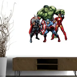 Wallpics Red & Green Printed Waterproof Paper Wall Sticker-picture-17