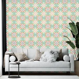 Wallpics White & Green Self-Adhesive WallPaper-picture-10