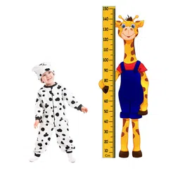 WENS Cute Giraffe Cartoon Height Measurement Removable Wall Sticker-picture-33