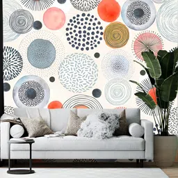 Wallpics White & Grey Abstract Printed Self-Adhesive Wallpaper-picture-29
