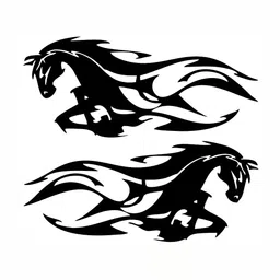 Wallpics Black Printed Water-Proof Wall Sticker-image-91