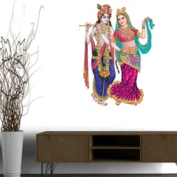 Wallpics Blue & Pink Religious Printed Waterproof Wall Sticker-picture-26