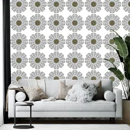 Wallpics White & Black Printed Self Adhesive Wallpaper-picture-26