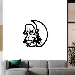 Wallpics White & Black Printed Waterproof Self-Adhesive Wall Sticker-picture-26