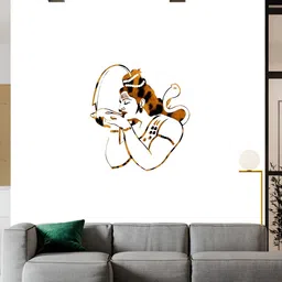 Wallpics Brown & Black Printed Waterproof Wall Sticker-picture-12