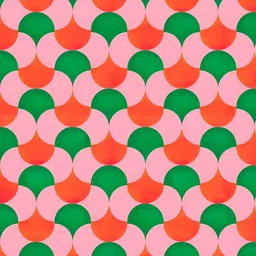 Wallpics Pink & Green Abstract Printed Self-Adhesive Wallpaper-image-95