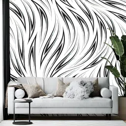 Wallpics White & Black Printed Wallpaper-picture-34