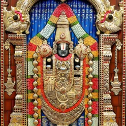 Wallpics Brown & Blue Lord Balaji Printed Religious Water Resistant Wall Poster-picture-28