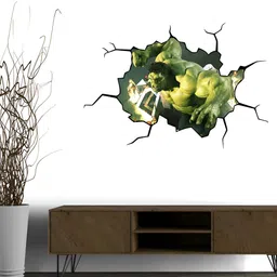 Wallpics Green & Grey Printed Waterproof Self-Adhesive Wall Sticker-picture-27