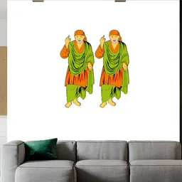 Wallpics White & Green Religious Printed Waterproof Wall Sticker-picture-39