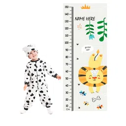WENS Multicoloured Cute Lion Height Measurement Removable Wall Sticker-picture-17
