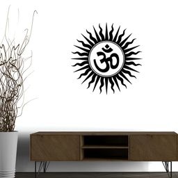 Wallpics Black & White Religious Printed Waterproof Self-Adhesive Wall Sticker-picture-32