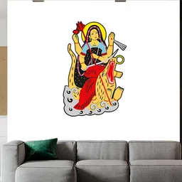 Wallpics Yellow & Red Printed Waterproof Wall Sticker-picture-35