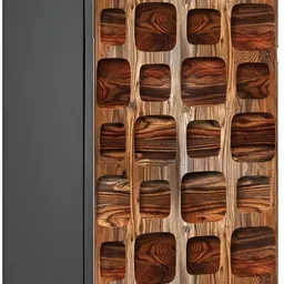 Wallpics Brown Abstract Self Adhesive Water Resistant Fridge Sticker-picture-23