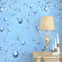Univocean Blue & White 3D Printed Self Adhesive Wall Stick-image-24