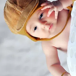 Wallpics White & Camel Brown Baby Printed Waterproof Wallpaper-picture-21